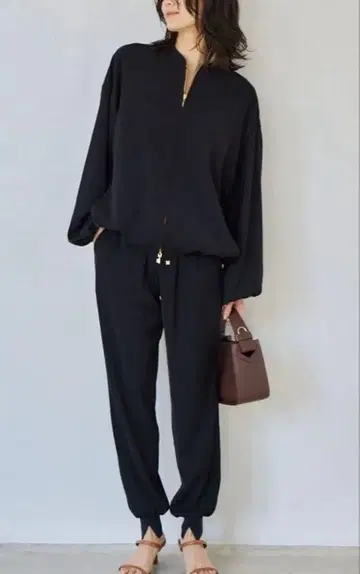 밴야드 스톰 더블 크로스 블루종 조거 팬츠 셋업 2점