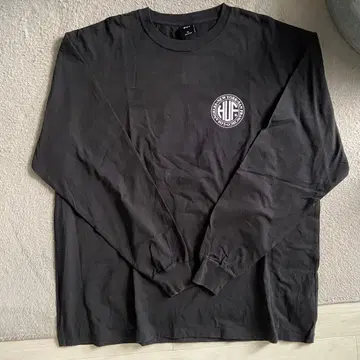 HUF 블랙 긴팔 티셔츠 XL