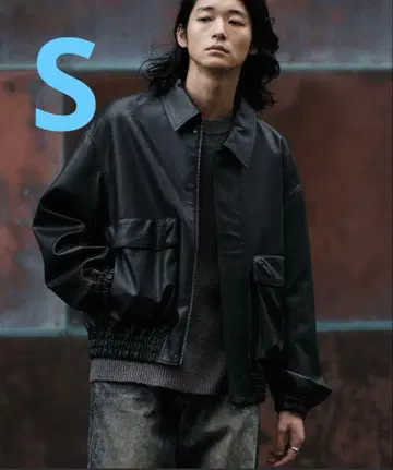 WYM ARTIFICIAL GRAIN SHORT BLOUSON s 사이즈