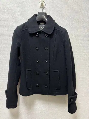 투 비 바이 에네스베 더블 숏 피코트 블랙 S