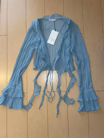 ZARA 프릴 가디건