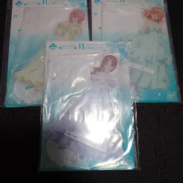 제일복권 5등분의 신부 다섯 쌍둥이가 사랑을 담아 H상 3종