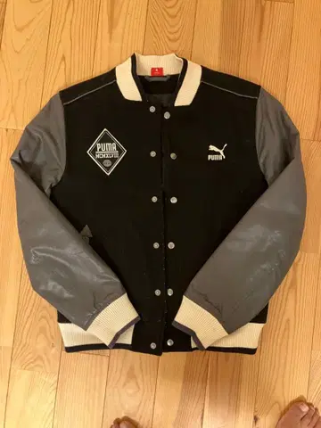 PUMA 바시티 자켓 블랙/그레이 MCMXLVIII