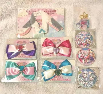 원프리 감사제 머리끈 리본 응원봉 커버 캔뱃지 아크릴 키링 묶음 판매