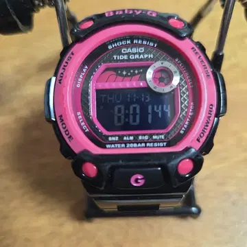 정크 취급품 Baby-G BLX-100 블랙/핑크 반품 불가