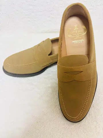 스코치 그레인 로퍼 24.5 cm 카키색