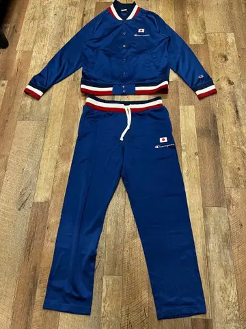 Champion 셋업 일본 국기 와펜 포함 M