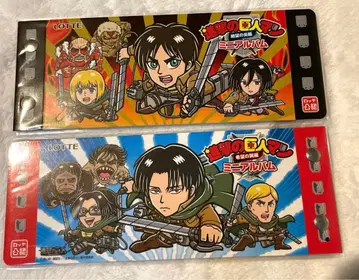 진격의 거인 온라인 한정판 롯데 미니 앨범 2종 세트