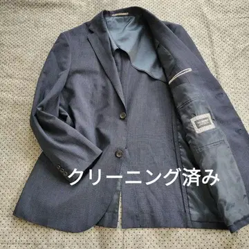 클리닝 완료 VANBROTHERS 테일러드 자켓 AB 6 네이비 계열