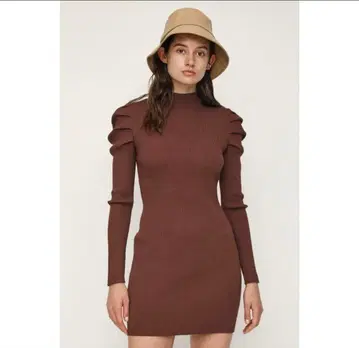 SLY 퍼프 슬리브 미니 원피스