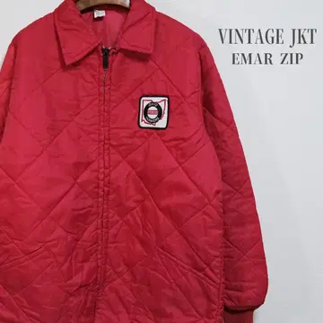 오하이오퍼머즈 빈티지 충전솜 퀼팅 자켓 EMAR 지퍼