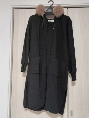 미슈마슈 퍼 후드티 롱