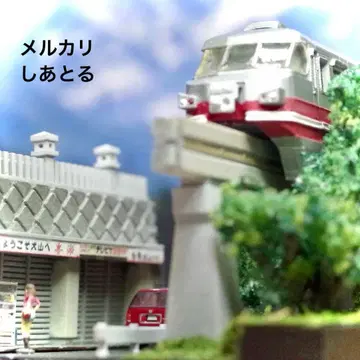 메이테츠 이누야마 모노레일 철도 디오라마 전시대 N 게이지 철도 모형