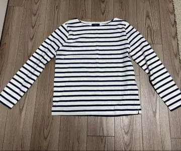 르 미노르 보더 바스크 셔츠 긴팔 L 사이즈 롱 T