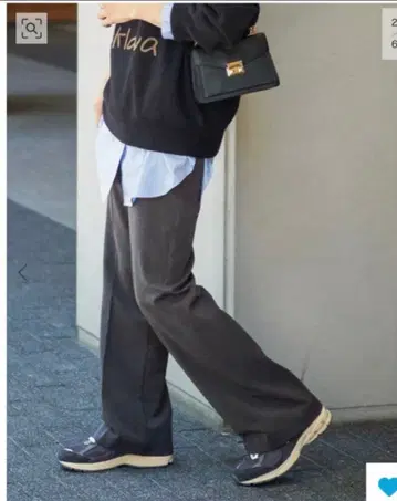 택 포함 새상품 FRAMeWORK 속기모 플레어 팬츠 36