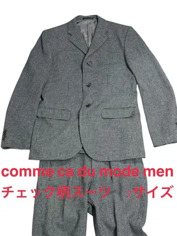 [ 무료배송 ] comme ca du mode men 체크 무늬 수트