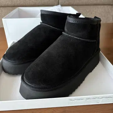 NICAL 통굽 무스탕 숏부츠