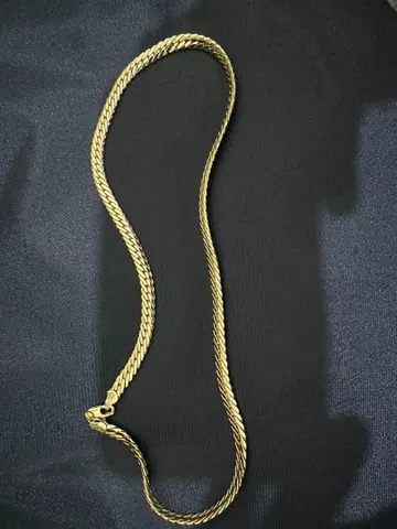 750 골드 트위스트 체인 목걸이
