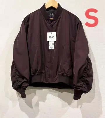 UNIQLOC 봄버 자켓 택 포함 새상품 와인 S 사이즈 점퍼 유니클로
