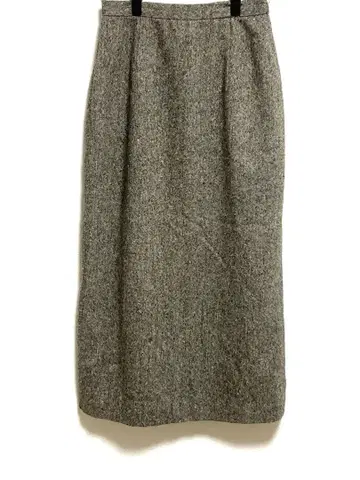 [ IRWIN ] 그레이 울 혼방 타이트 스커트 롱 허리 61