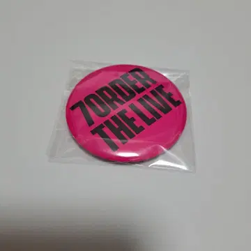 7ORDER THE LIVE 캔뱃지