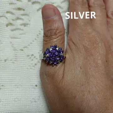 자수정 컬러 반지