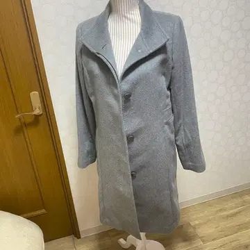 moncada 캐시미어 100% 코트 그레이 L