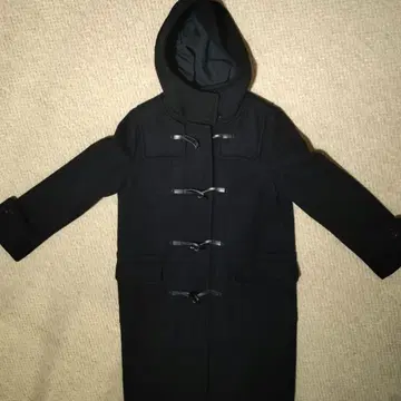 [ nano universe ] 더플 코트 울 혼방 후드 부착 가을 겨울