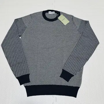 새상품 존스메들리 남성용 스웨터 올 패턴 그린 네이비 S 사이즈