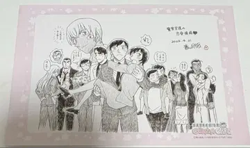 명탐정 코난 엽서 아무로 토오루 30주년 카페