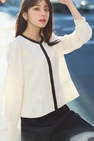 [택 포함 새상품] any SiS [세탁 가능] 하오레루 블라우스