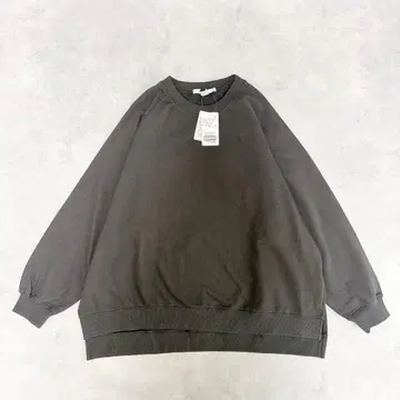 택 포함 새상품 프레임워크 래글런 판초 맨투맨 블랙D