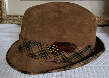 새상품 INTER HATT 스웨이드 티롤리안 햇