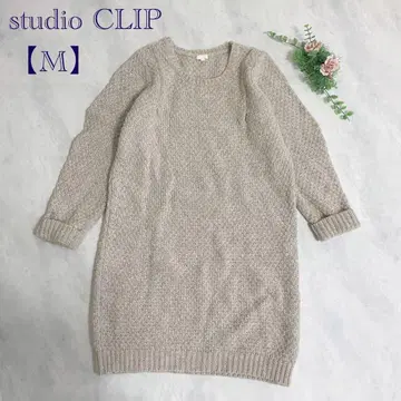 [ 스튜디오 클립 ] 니트 원피스 튜닉 모 캐주얼 M