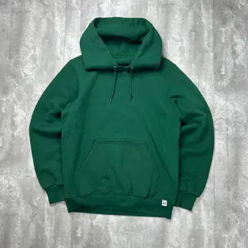 러셀 00s 무지 후드 맨투맨 그린 S 5961