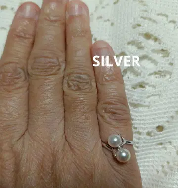 펄 SILVER 반지