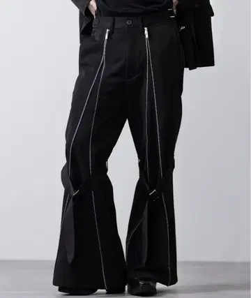 [ CLEL ] 프라임TR 프론트 지퍼 본지티 팬츠 XS 블랙