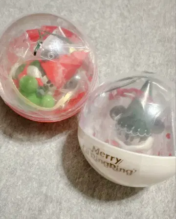 릴린린 캡슐 토이 2개 세트 디즈니 크리스마스