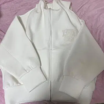 SNIDEL 화이트 후드티 원사이즈