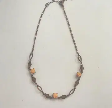 앤티크 목걸이 장미 목걸이 로즈 목걸이