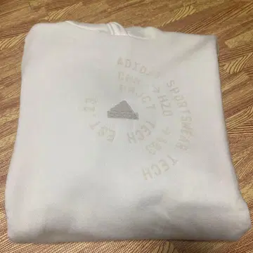 adidas 화이트 후드티