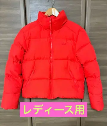 라코스테 오렌지 다운 자켓 사이즈 36 거의 새상품 새상품급