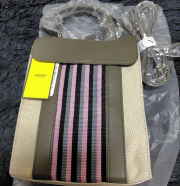 CLOUDY 스트라이프 토트백