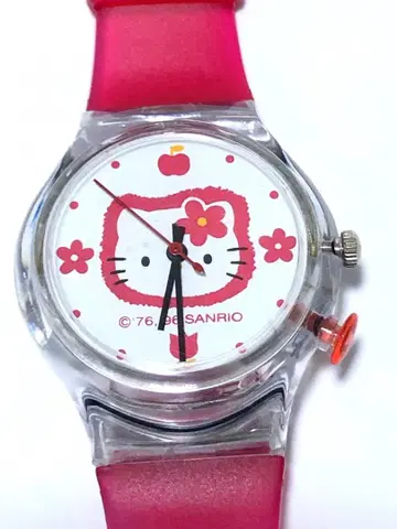 산리오 헬로키티 1996년제 레어 희귀 키티 워치