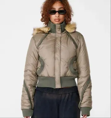 BEEDEN SWITCHING RIB 2WAY PUFFER JACKET