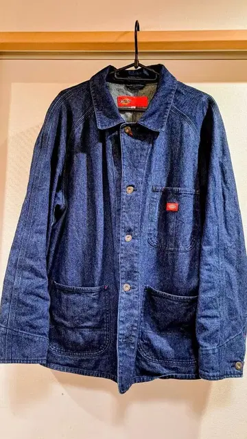Dickies 디키즈 데님 커버올 L 자켓 아메카지