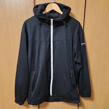 CONVERSE 풀 집업 나일론 자켓 블랙