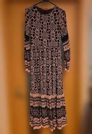 비비안 탐 플로럴 롱 원피스