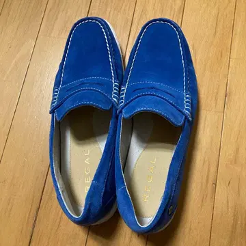 REGAL 스웨이드 슬립온 파랑