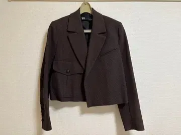 ZARA 브라운 테일러드 자켓